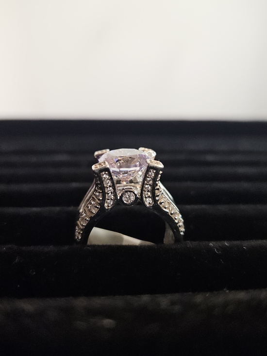 Jewelry - 8.84CTW CZ BRIDAL SET / STATEMENT RING (5.35CTW DEW) -SIZE 6